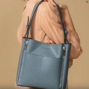 Grey Louenhide Baby Spencer Handbag